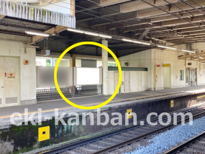 近鉄／関屋駅／／№39駅看板・駅広告、写真1