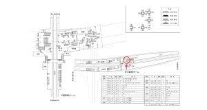 近鉄／大和八木駅／／№103駅看板・駅広告、位置図