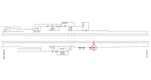 近鉄／真菅駅／／№25駅看板・駅広告、位置図