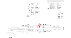 近鉄／五位堂駅／／№25駅看板・駅広告、位置図