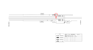 近鉄／築山駅／／№11駅看板・駅広告、位置図