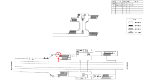 近鉄／安堂駅／／№7駅看板・駅広告、位置図