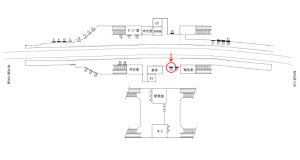 近鉄／関屋駅／／№39駅看板・駅広告、位置図