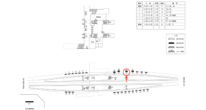 近鉄/五位堂駅//№10駅看板・駅広告、位置図