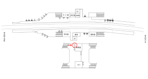 近鉄／関屋駅／／№1駅看板・駅広告、位置図