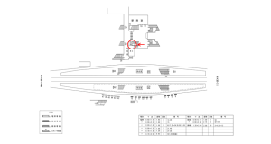 近鉄/河内国分駅//№48駅看板・駅広告、位置図