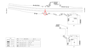 近鉄／大和高田駅／／№36駅看板・駅広告、位置図