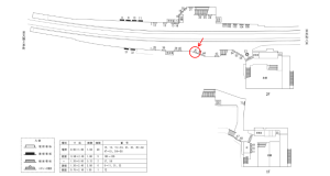 近鉄／大和高田駅／／№41駅看板・駅広告、位置図