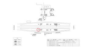近鉄／河内国分駅／／№62駅看板・駅広告、位置図