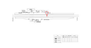 近鉄／近鉄下田駅／／№16駅看板・駅広告、位置図