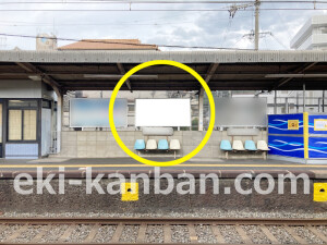 近鉄／堅下駅／／№18駅看板・駅広告、写真2