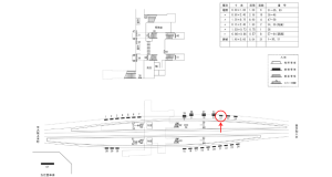 近鉄／五位堂駅／／№12駅看板・駅広告、位置図