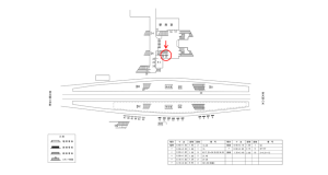 近鉄／河内国分駅／／№35駅看板・駅広告、位置図