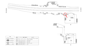近鉄／大和高田駅／／№58駅看板・駅広告、位置図