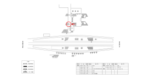 近鉄／河内国分駅／／№26駅看板・駅広告、位置図