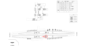 近鉄／五位堂駅／／№43駅看板・駅広告、位置図