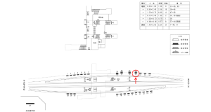 近鉄／五位堂駅／／№11駅看板・駅広告、位置図
