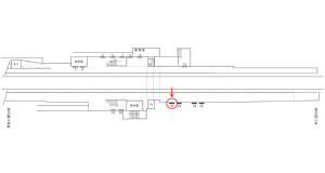 近鉄/真菅駅//№22駅看板・駅広告、位置図