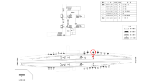 近鉄／五位堂駅／／№27駅看板・駅広告、位置図