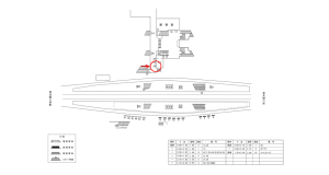 近鉄/河内国分駅//№24駅看板・駅広告、位置図