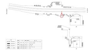 近鉄／大和高田駅／／№43駅看板・駅広告、位置図