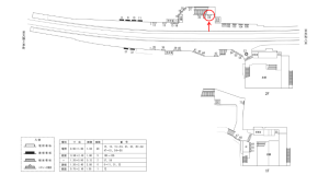近鉄／大和高田駅／／№24駅看板・駅広告、位置図