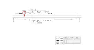 近鉄／近鉄下田駅／／№6駅看板・駅広告、位置図