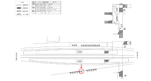 近鉄／高安駅／／№30駅看板・駅広告、位置図