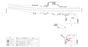 近鉄／大和高田駅／／№51駅看板・駅広告、位置図
