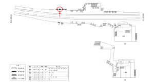 近鉄／大和高田駅／／№9駅看板・駅広告、位置図