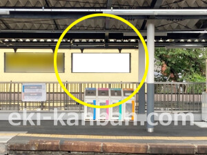 近鉄／堅下駅／／№8駅看板・駅広告、写真2