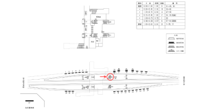 近鉄／五位堂駅／／№42駅看板・駅広告、位置図