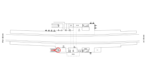 近鉄／二上駅／／№16駅看板・駅広告、位置図