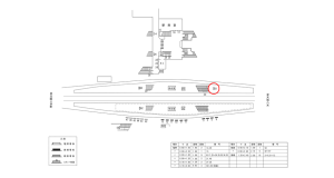 近鉄／河内国分駅／／№61駅看板・駅広告、位置図