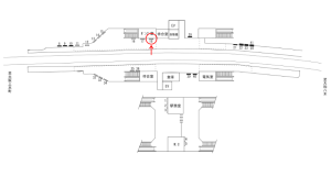 近鉄/関屋駅//№18駅看板・駅広告、位置図