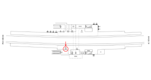 近鉄／二上駅／／№19駅看板・駅広告、位置図