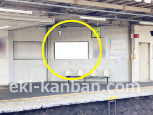 近鉄／安堂駅／／№8駅看板・駅広告、写真2