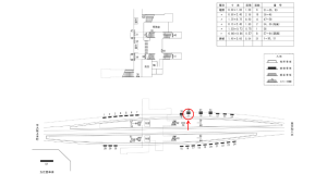 近鉄／五位堂駅／／№9駅看板・駅広告、位置図