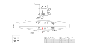 近鉄/河内国分駅//№13駅看板・駅広告、位置図
