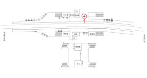 近鉄／関屋駅／／№20駅看板・駅広告、位置図