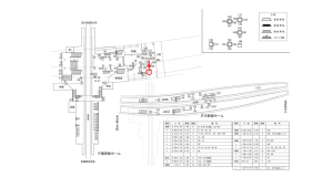 近鉄／大和八木駅／／№149駅看板・駅広告、位置図
