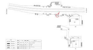 近鉄／大和高田駅／／№44駅看板・駅広告、位置図