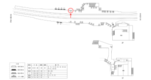近鉄／大和高田駅／／№12駅看板・駅広告、位置図