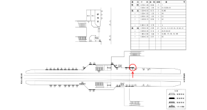 近鉄／桔梗が丘駅／／№32駅看板・駅広告、位置図