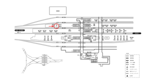 近鉄／伊勢中川駅／№H021№021駅看板・駅広告、位置図