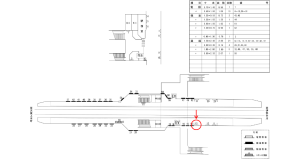 近鉄/桔梗が丘駅//№13駅看板・駅広告、位置図
