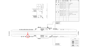 近鉄／桔梗が丘駅／／№25駅看板・駅広告、位置図