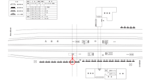 近鉄／名張駅／／№12駅看板・駅広告、位置図
