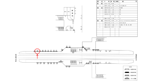 近鉄／桔梗が丘駅／／№42駅看板・駅広告、位置図