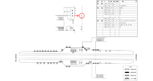 近鉄/桔梗が丘駅//№7駅看板・駅広告、位置図